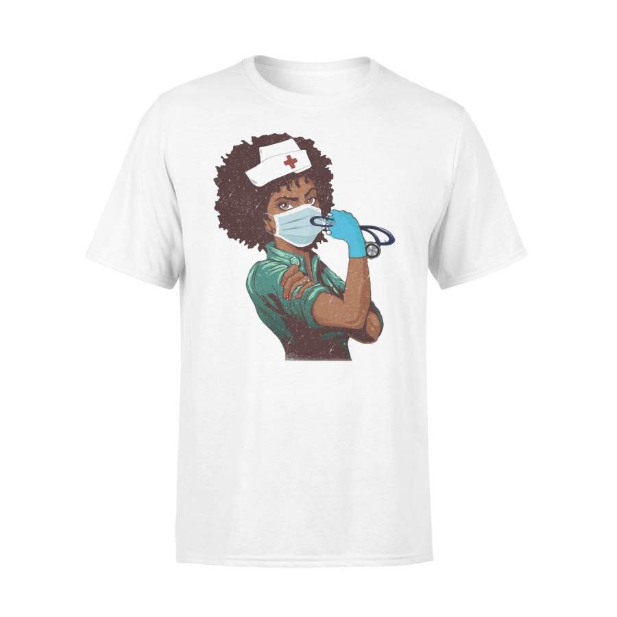 Black Nurse Strong Women Shirt