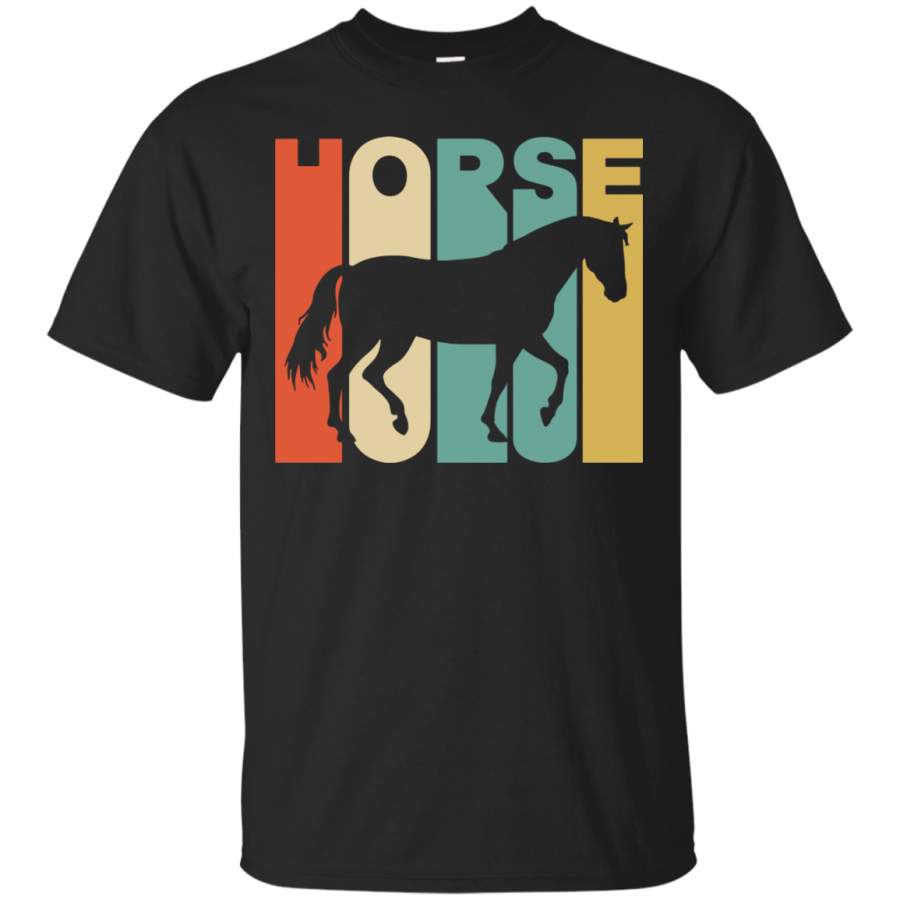 Vintage Style Horse Silhouette Men/Women T shirt