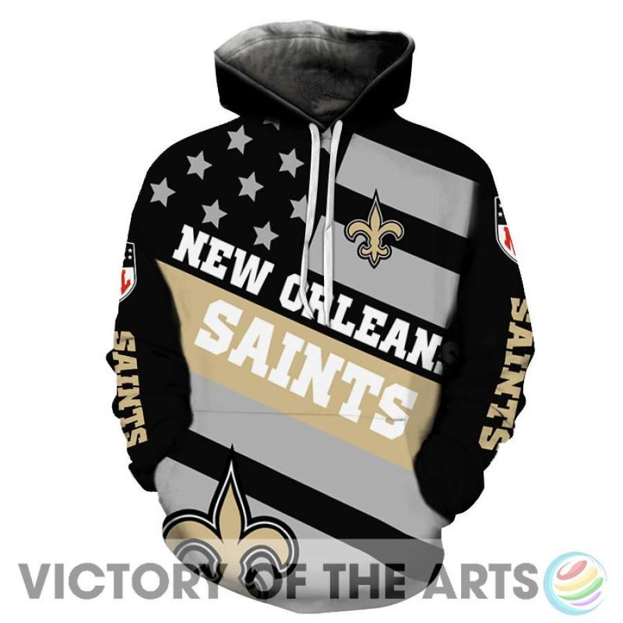 Proud Of American Stars New Orleans Saints Hoodie