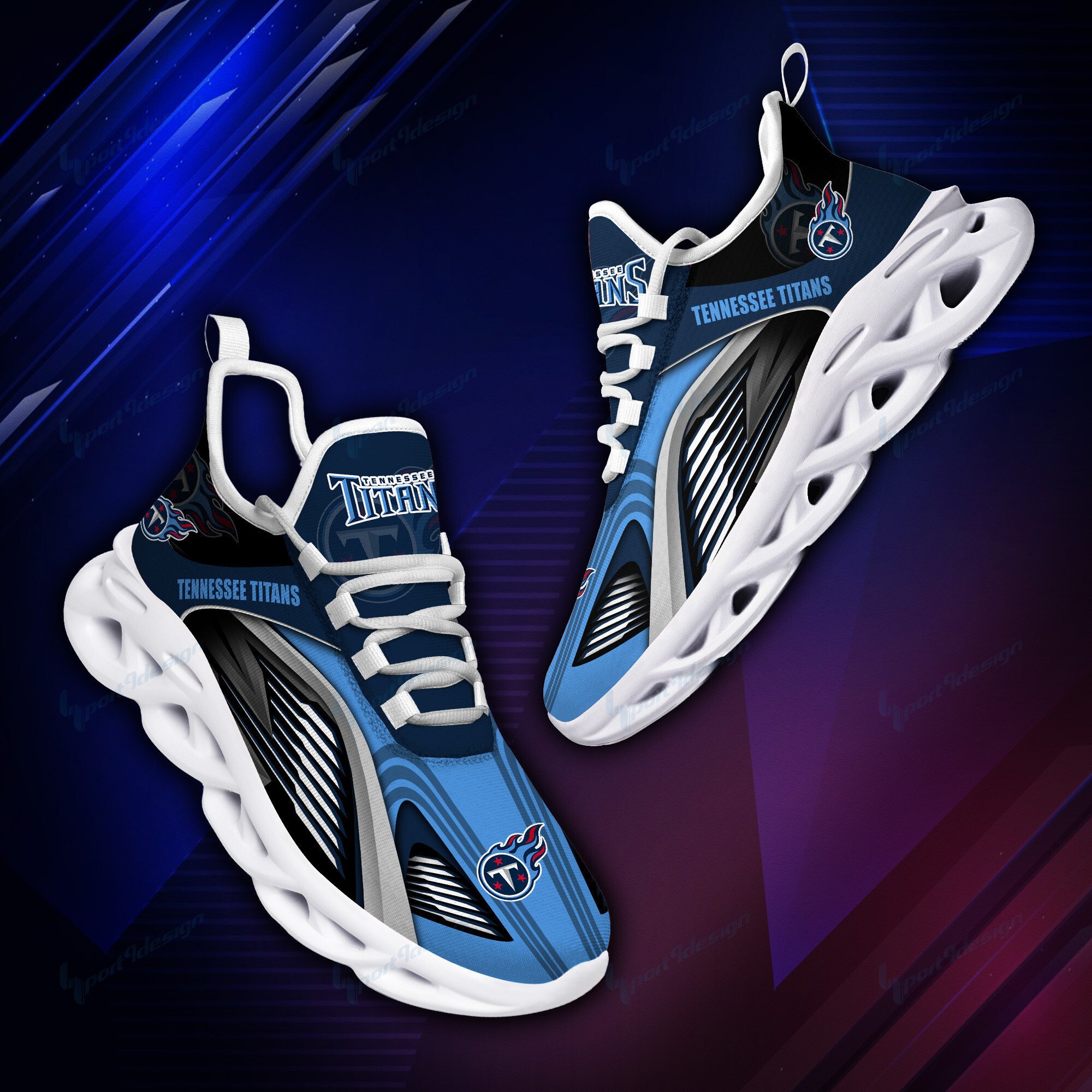 Tennessee Titans Yezy Running Sneakers Bb976