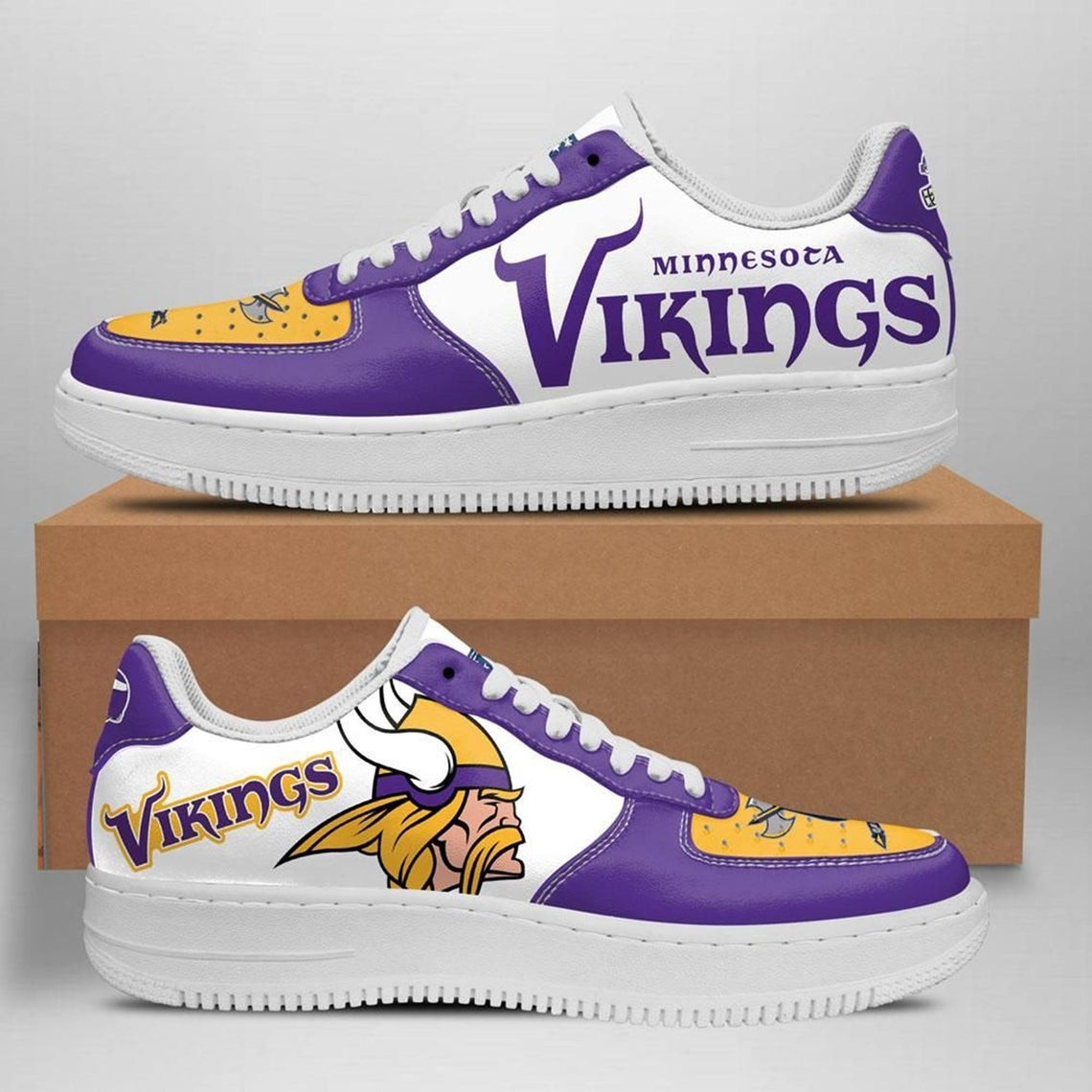 Minnesota Vikings Football Team Naf Shoes