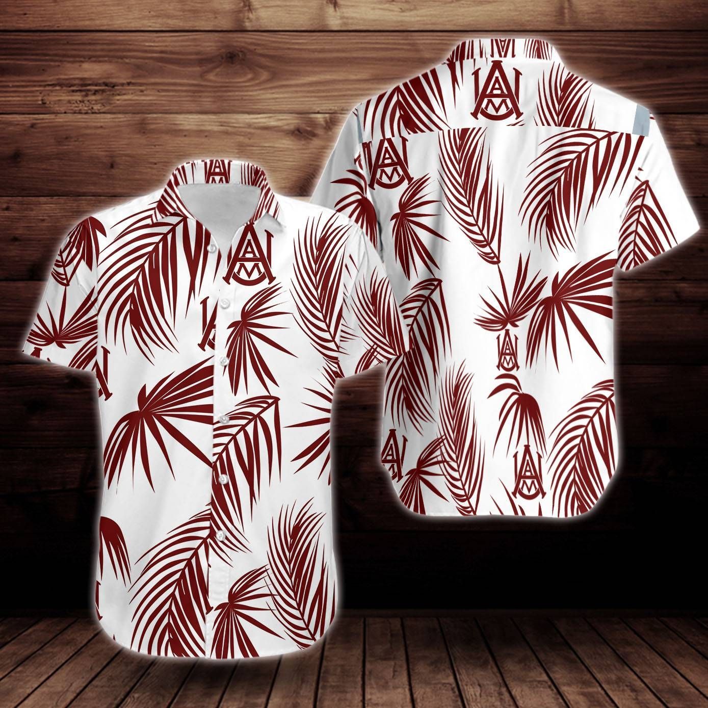 Alabama A&M Bulldogs And Lady Bulldogs Flower Short Sleeve Hawaiian Shirt