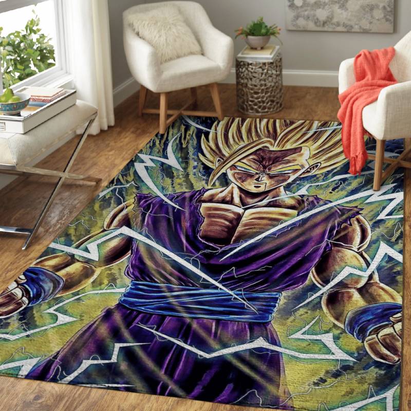 Super Seiyan Songoku Anime Area Rug – Carpet