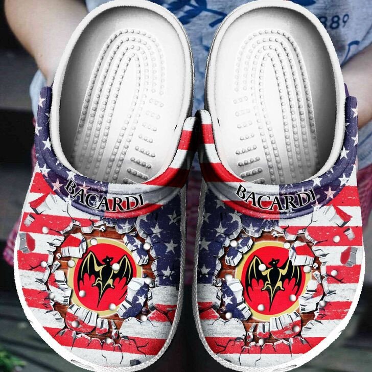 Bacardi American Flag Clogs Clogband Clog Comfortable Water Shoes