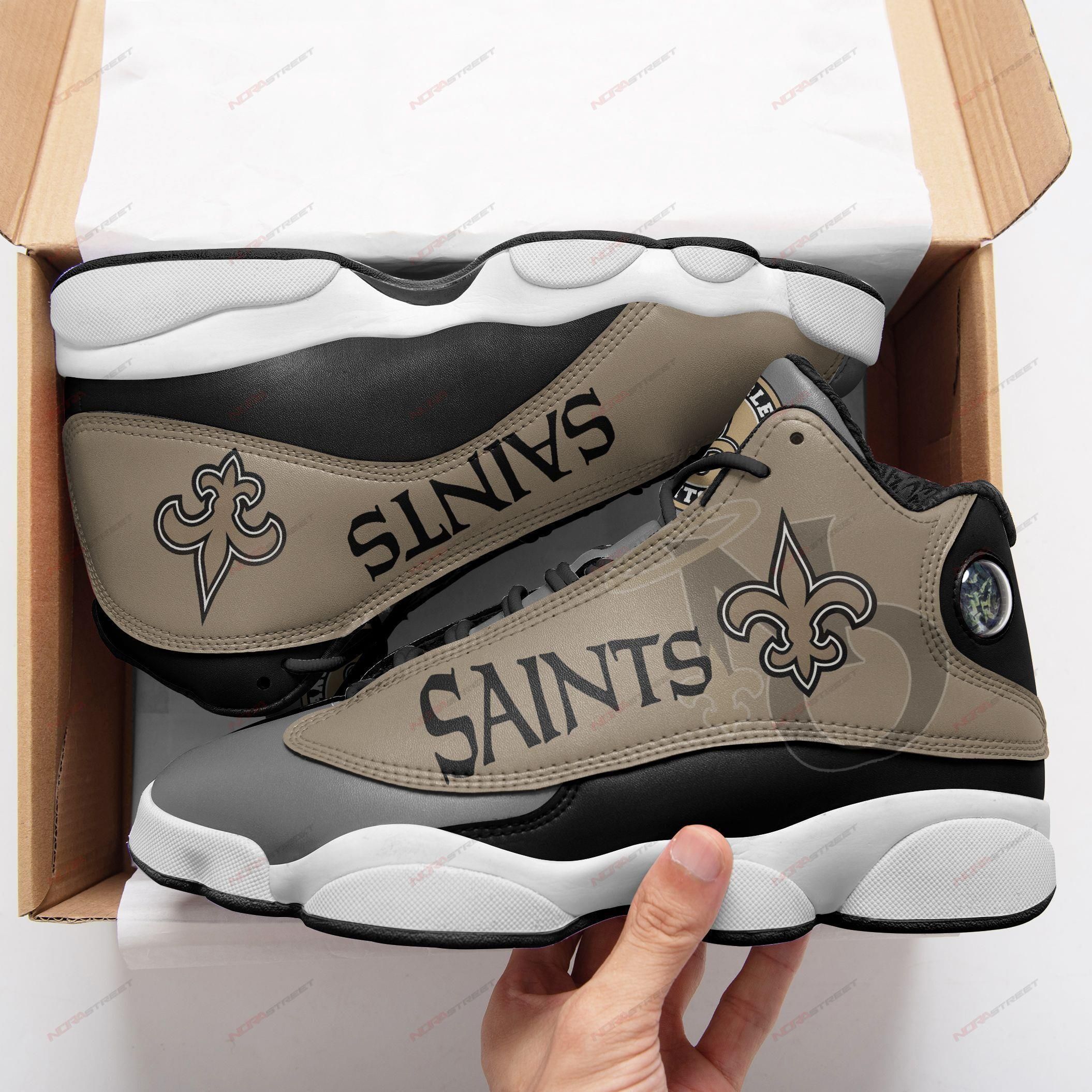 New Orleans Saints Air Jordan 13 Shoes Sport V83 Sneakers