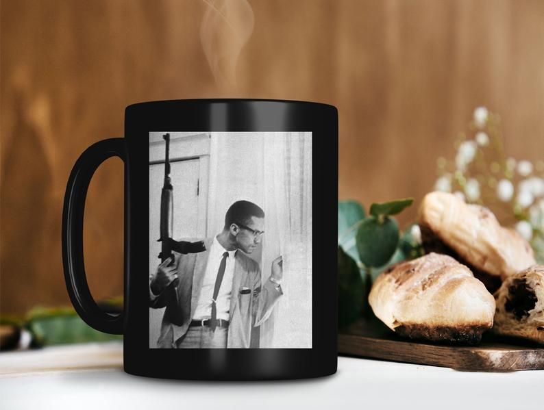 Black Mug Malcolm X Civil Rights Activist Black Power Islam Mug Civil Rights Movement African American Muslim Premium Sublime Ceramic Coffee Mug H99