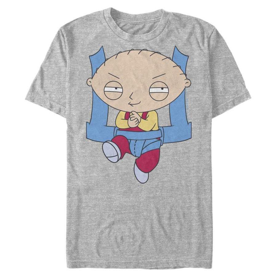 Family Guy Men’s Evil Stewie Baby Harness  T-Shirt