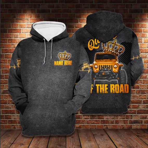 Personalized Jp Queen Of The Road 3D All Over Unisex Hoodie