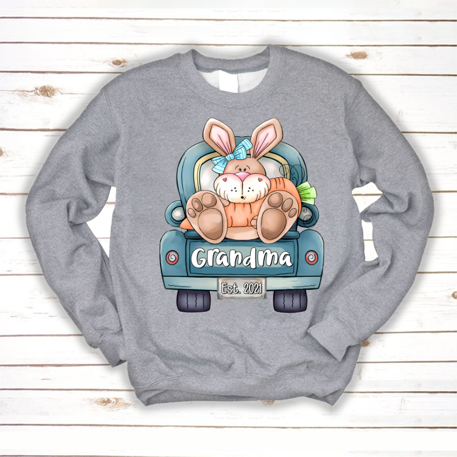 Grandma Est Bunny Cute Easter Sweatshirt