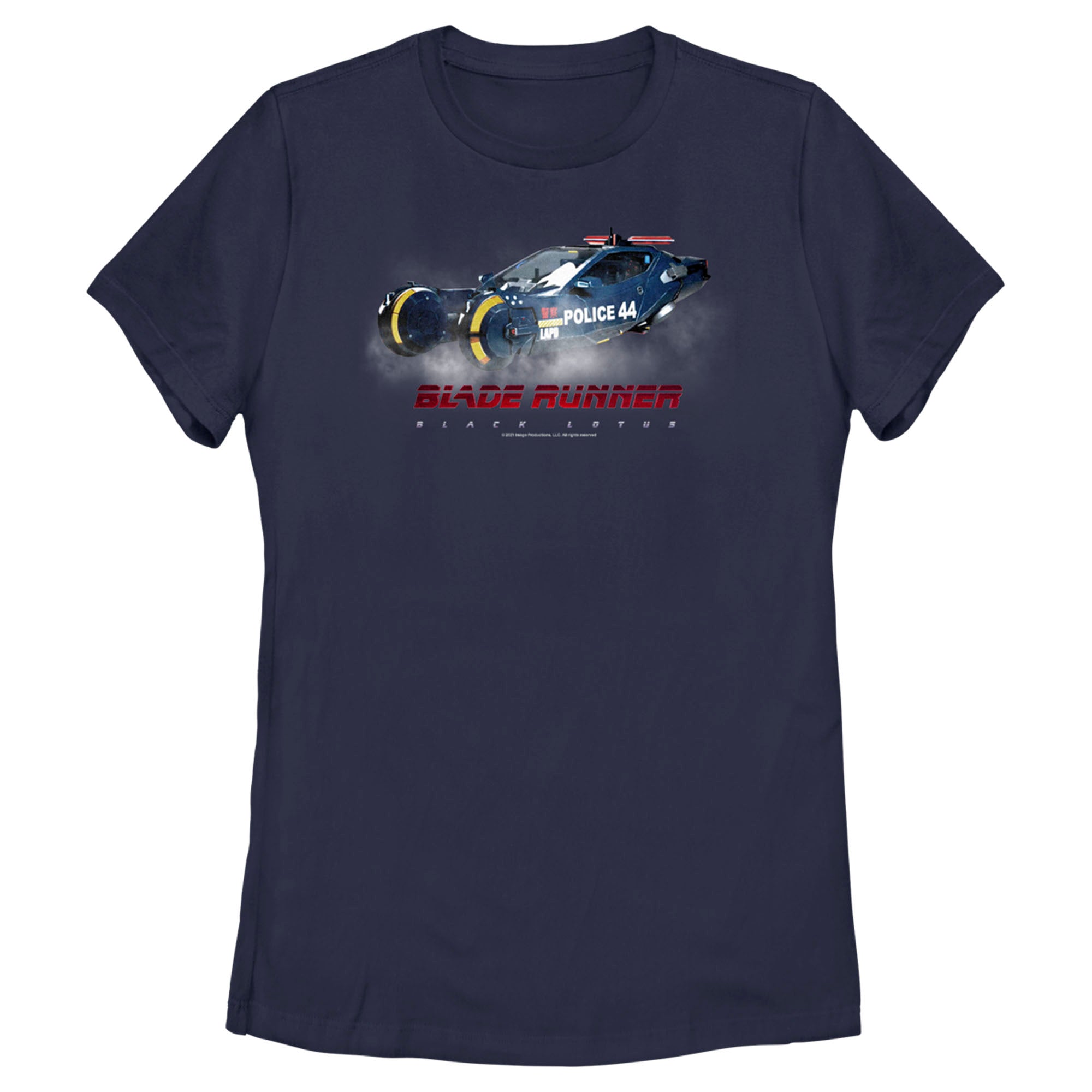 Women’S Blade Runner: Black Lotus Police 44 Squad Car T-Shirt