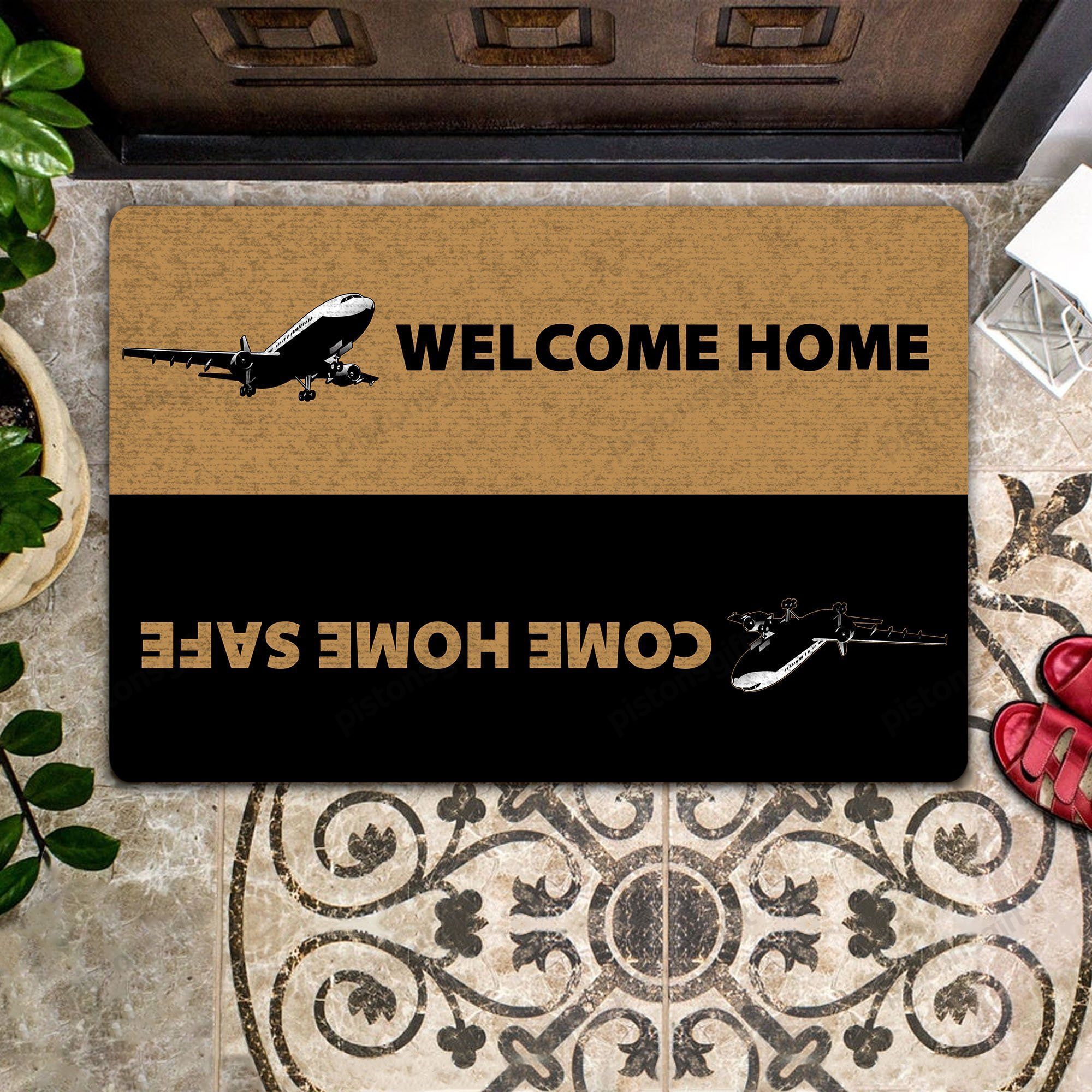 Pilot Welcome Home  All Over Printing Doormat