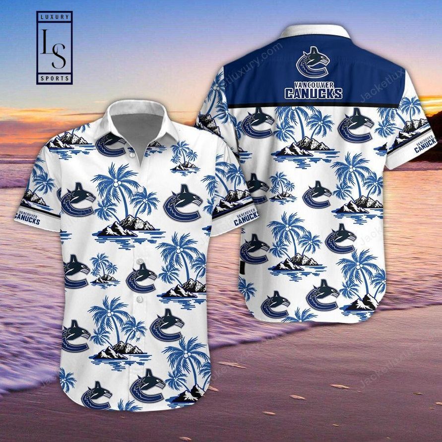 Vancouver Canucks Hawaiian Ensemble Shirt Plus Shorts