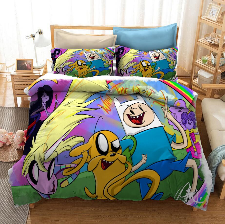 Adventure Time #3 Duvet Cover Quilt Cover Pillowcase Bedding Set Bed Linen Home Decor