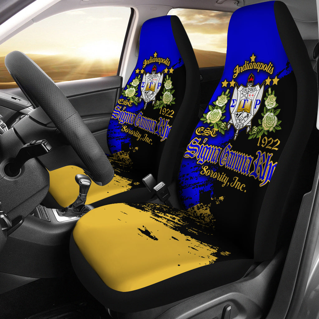 Sigma Gamma Rho Car Seat Covers Paint Style A31