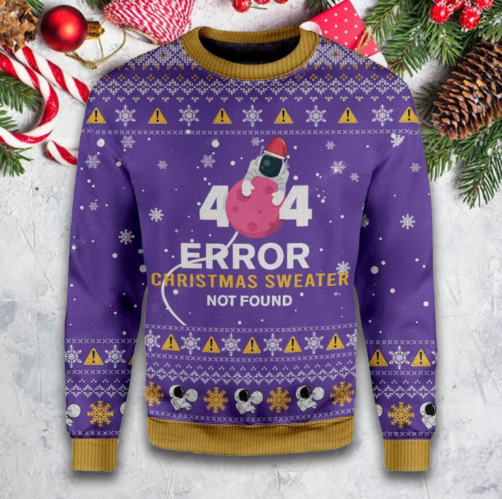 Astronaut Ugly Christmas Sweater | Unisex | Adult | US1829