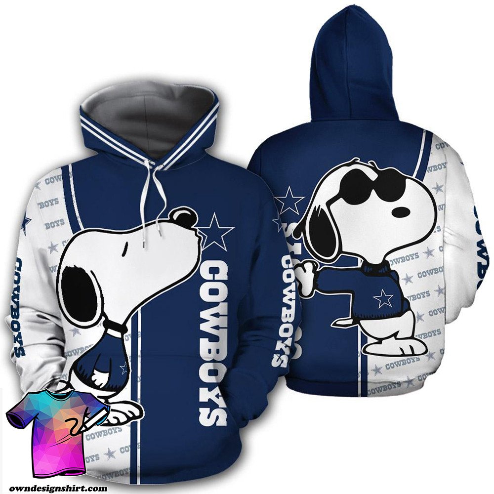 Snoopy Dallas Cowboys 59 Unisex 3D Hoodie Gift For Fans