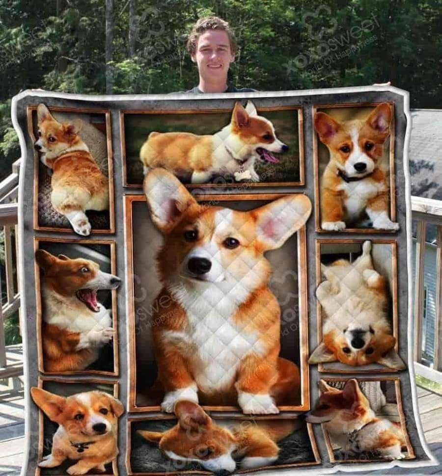 Corgi HUR3423 3D Customized Quilt CAMLI2307