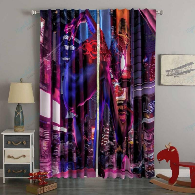 3D Printed Spider-Man Style Custom Living Room Curtains