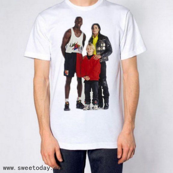 Micheal Jordan Michael Jackson Macaulay Culkin Tshirts Hype Vintage Shirt