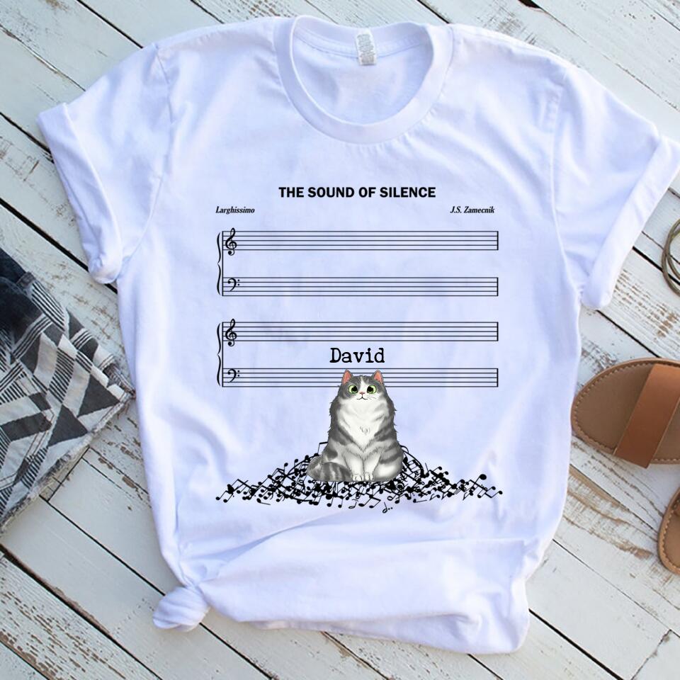 The Sound Of Silence – Personalized Women Shirt  For Cat Lover – Trending Personalized