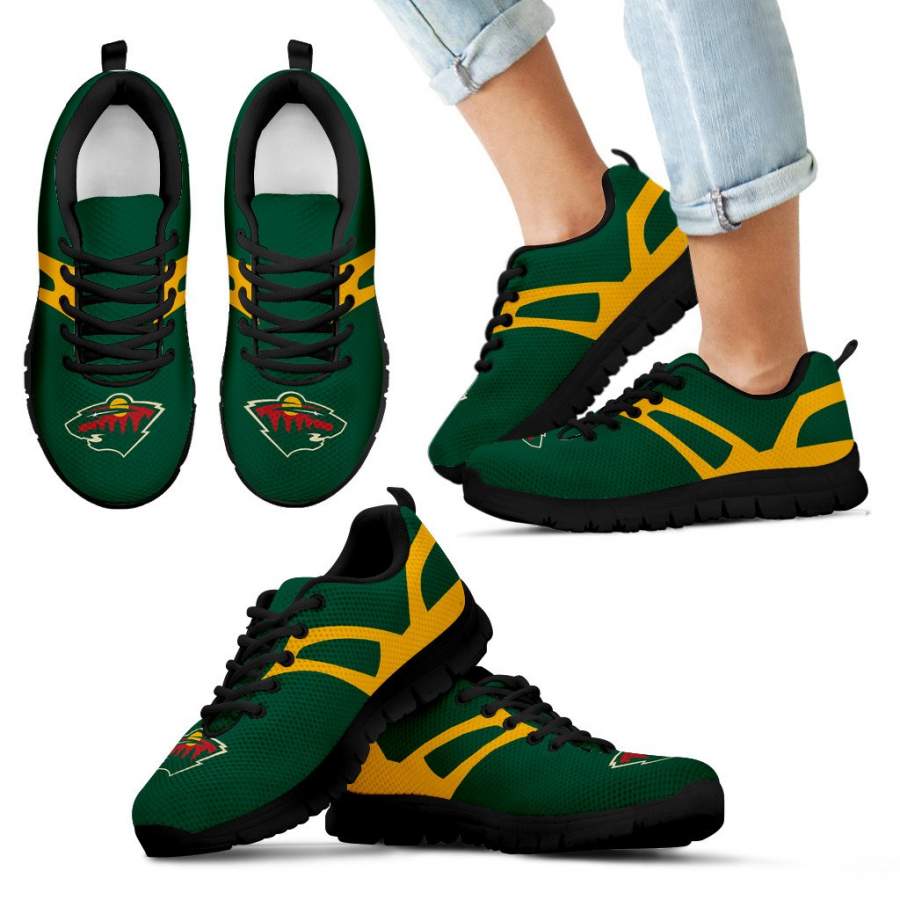 Line Amazing Bottom Minnesota Wild Sneakers