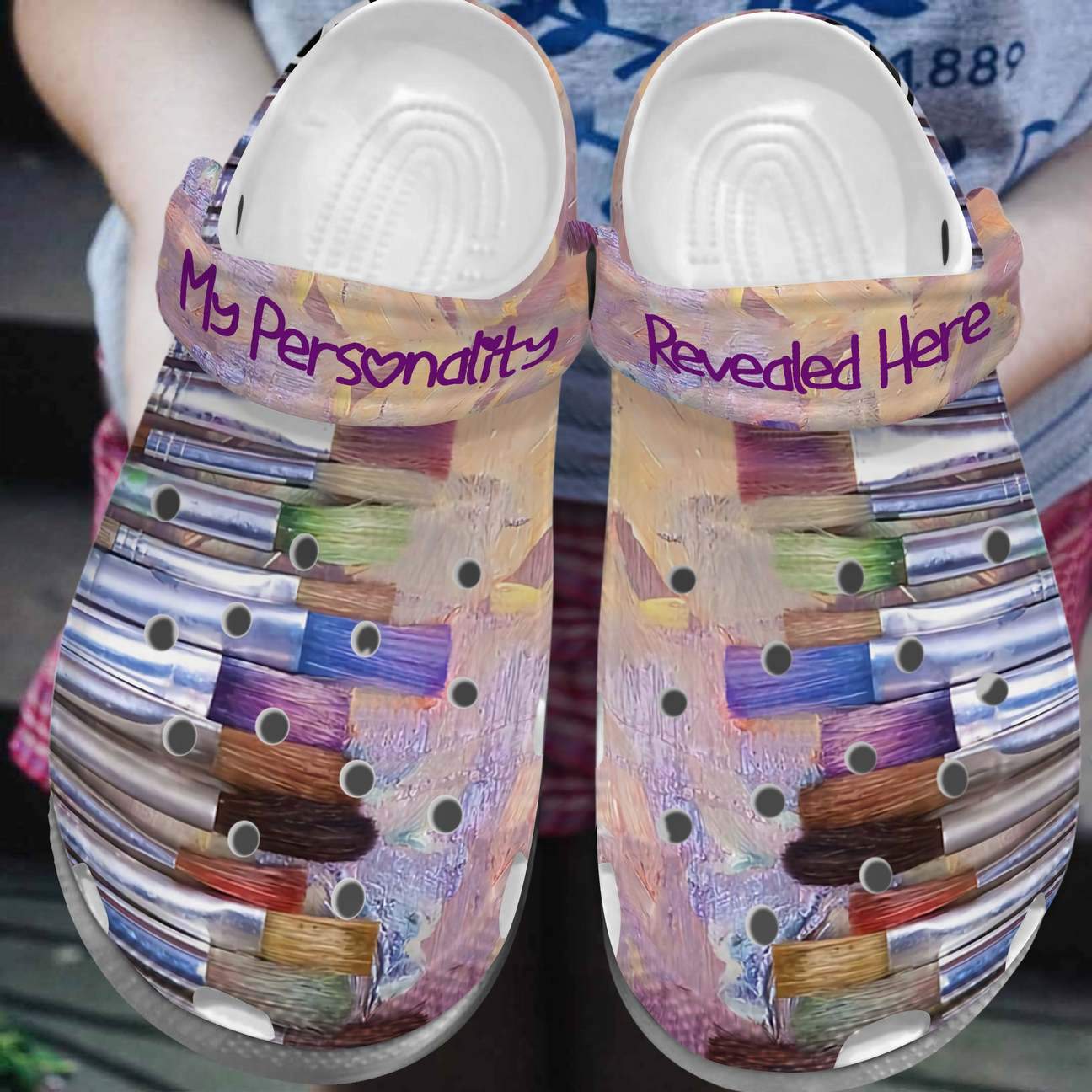 Painting Personalized Clog, Custom Name, Text, Color, Number Fashion Style For Women, Men, Kid, Print 3D My Personality