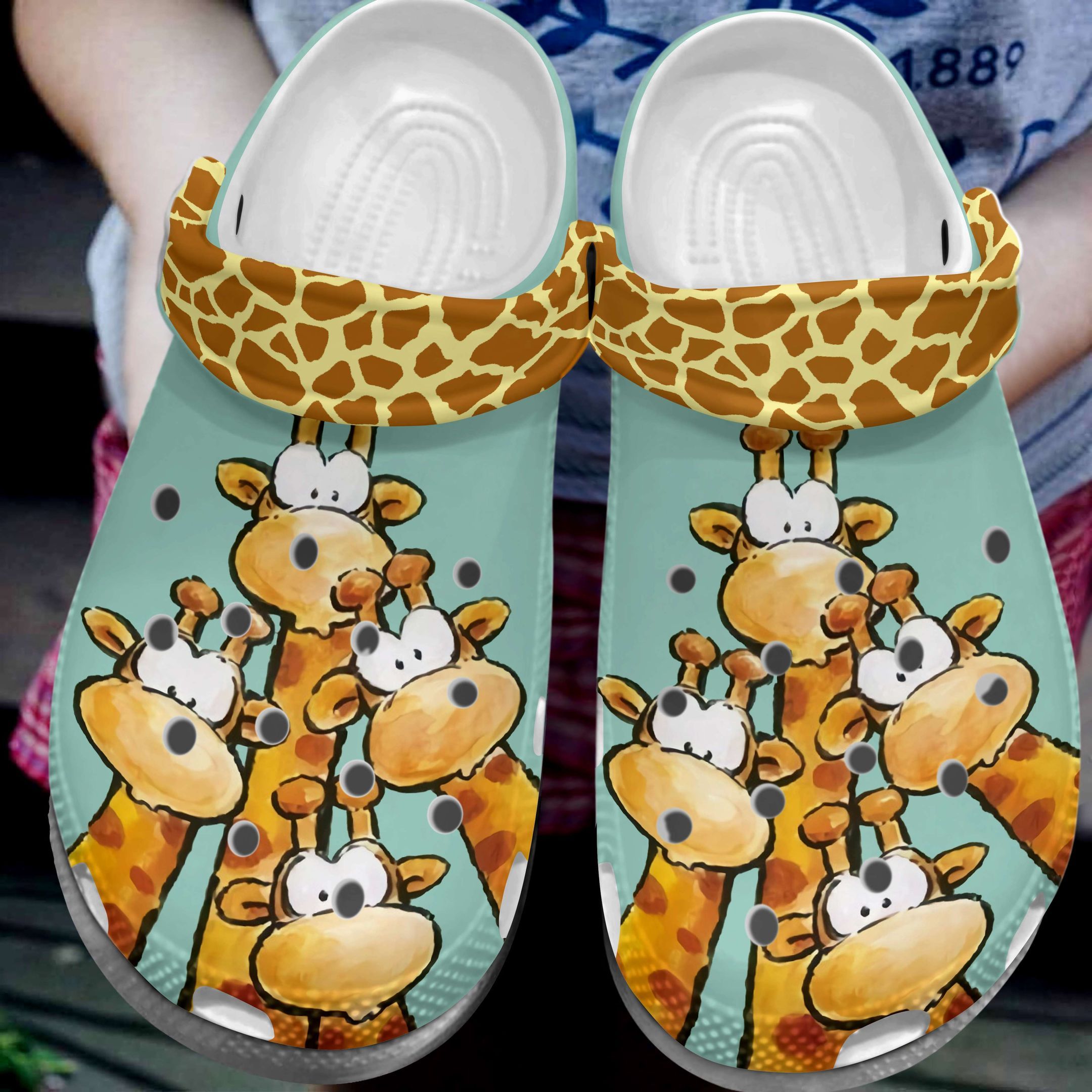 Giraffe Little Cute Giraffes Crocs Crocband Clog – Jamestees Store