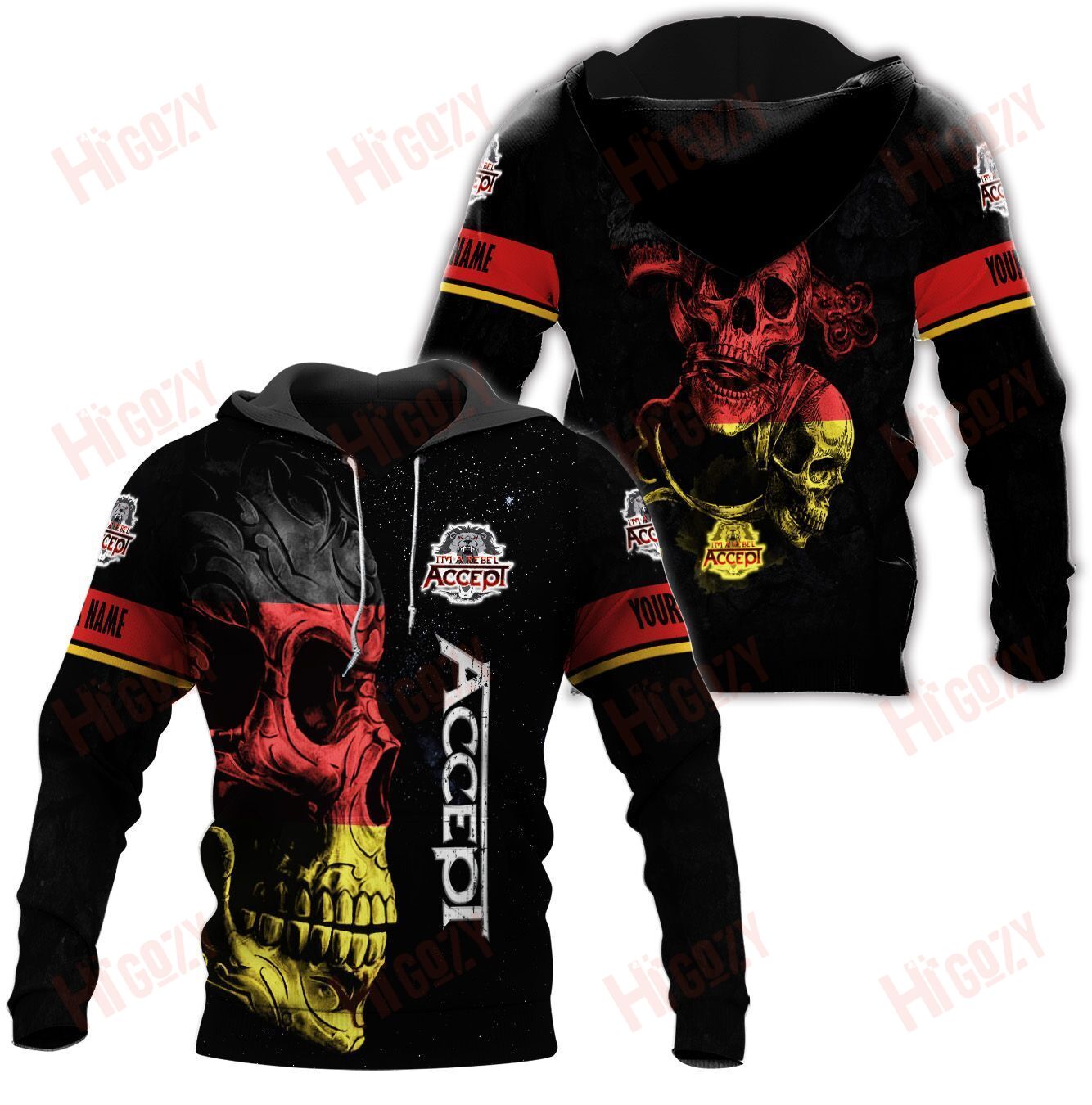 Accept Hoodie 3D All Over Printed Clothes – Spnv318