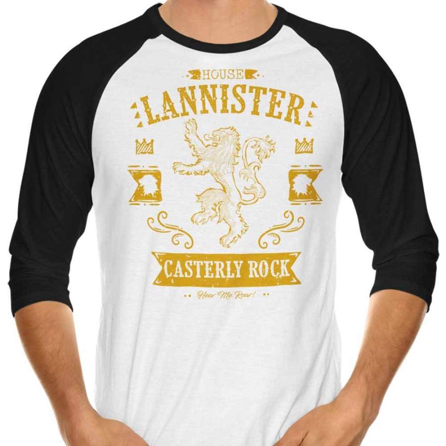 The Golden Lion – 3/4 Sleeve Raglan T-Shirt