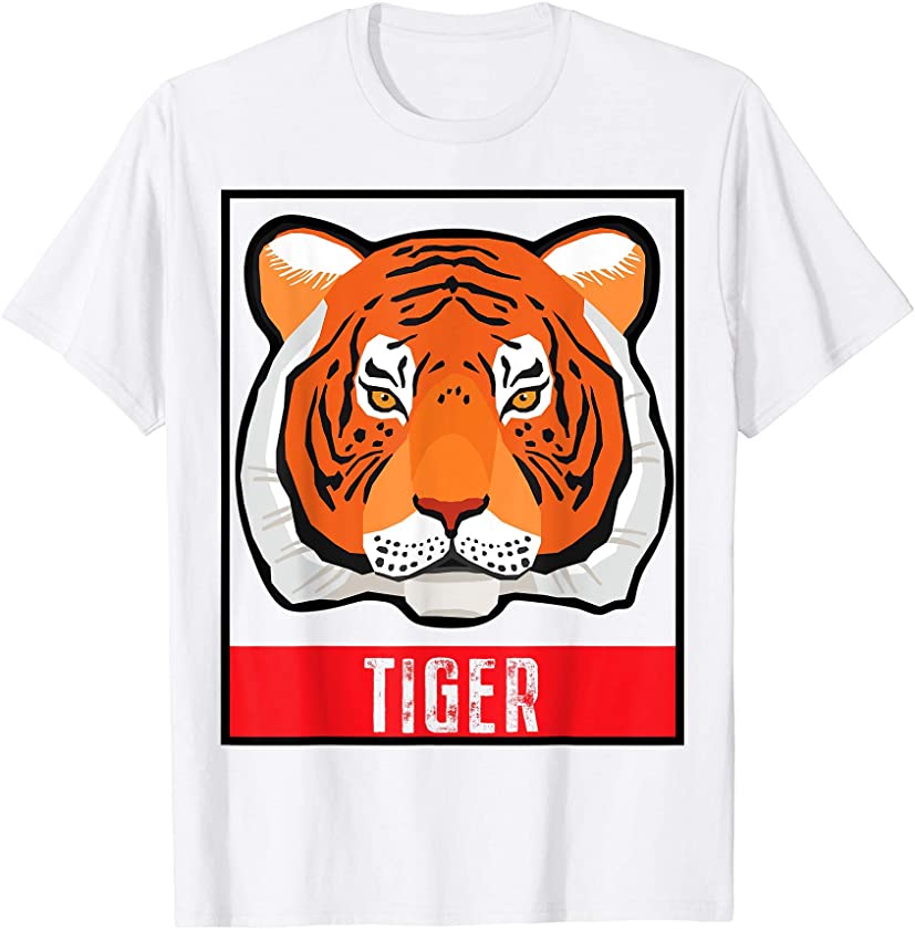 Tiger | Large Cat | Wild Animals Nature Gift T-Shirt