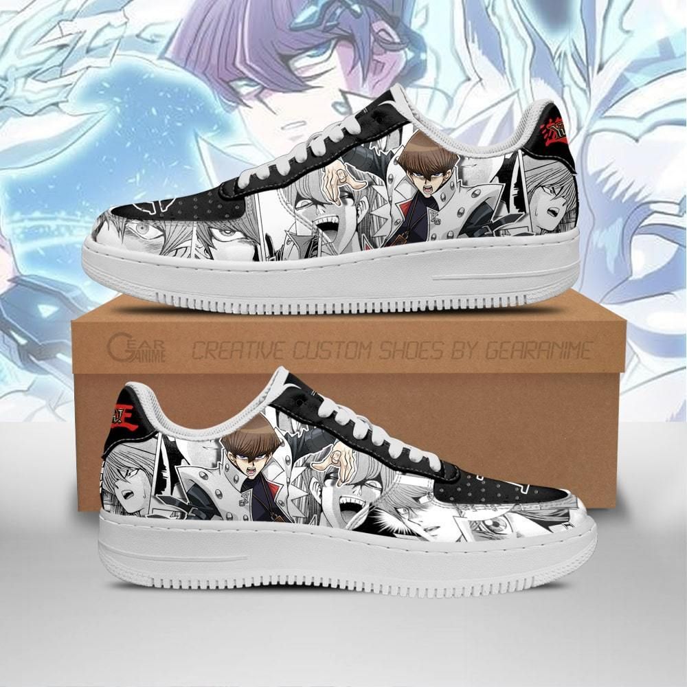 Yugioh Shoes Seto Kaiba Sneakers Yu Gi Oh Anime Shoes Unisex Men Women