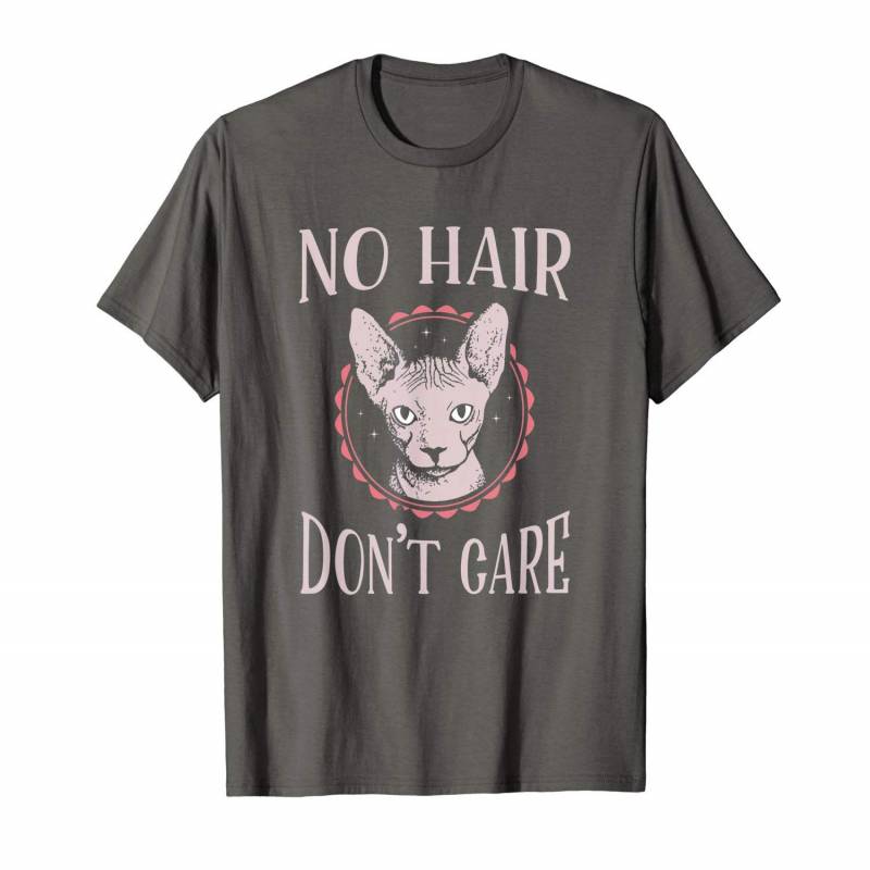 No Hair Cat Shirt Cat Mom Cat Dad Gift Funny Hairless Cat T-Shirt