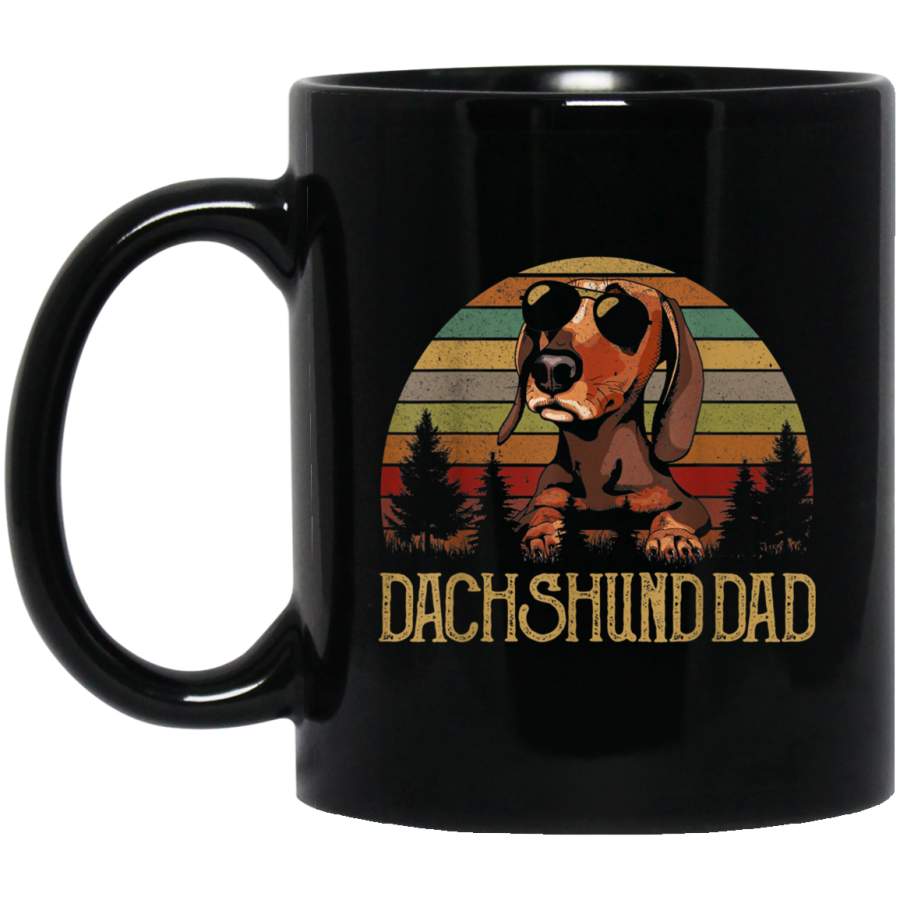 Dachshund Dad Funny Doxie Weenie WeinerDog Gifts Vintage Mug