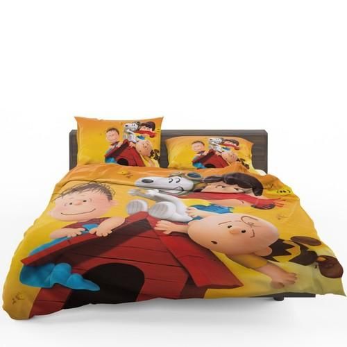 The Peanuts Animation Movie 3D Customize Bedding Set DuvetCover Bedroom Set