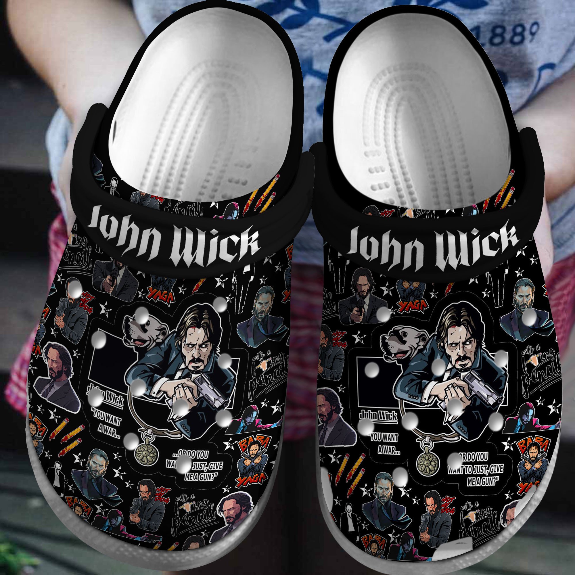 John Wick Movie Crocss Clogs For Men Women And Kid Ttp2405560081