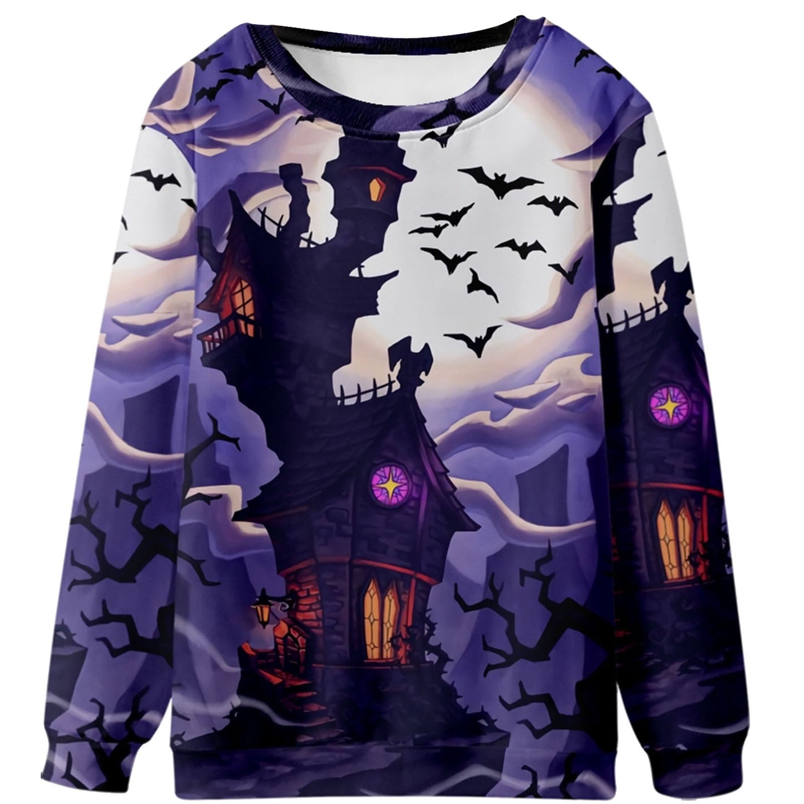 Halloween 3D Crewneck Sweatshirt All Over Print Sweatshirt For Women Sweatshirt For Men