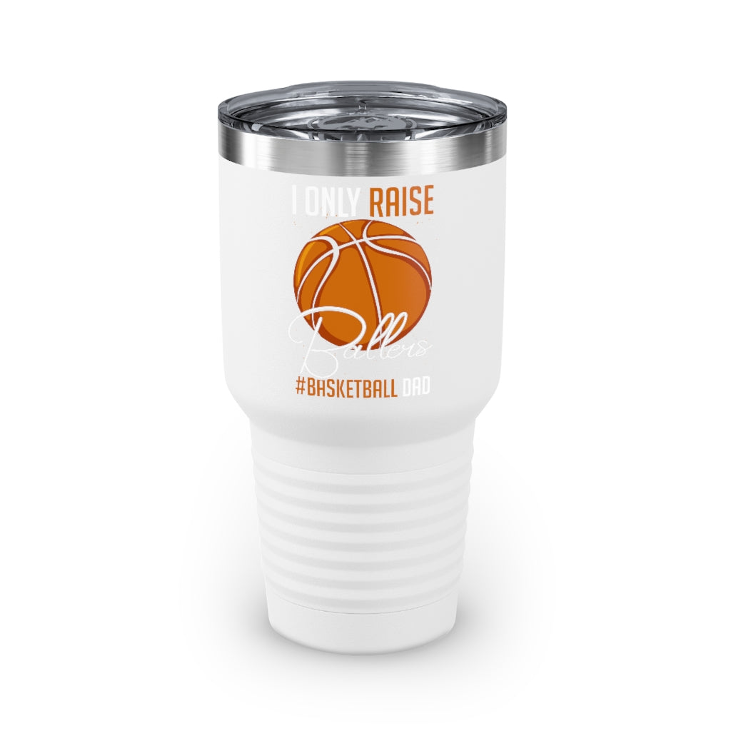 30Oz Tumbler Stainless Steel Colors  Hilarious Ballers Coaching Mentoring Educating B-Ball Player Novelty Teaching