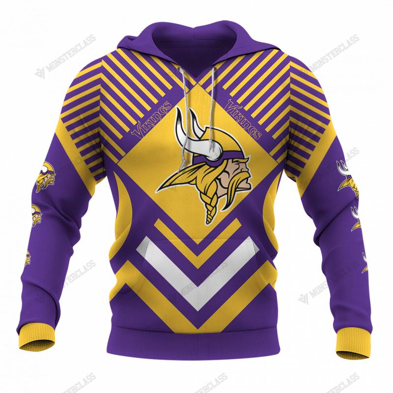 Minnesota Vikings – CUSTOMIZE NAME AND NUMBER – HOT SALE 3D PRINTED