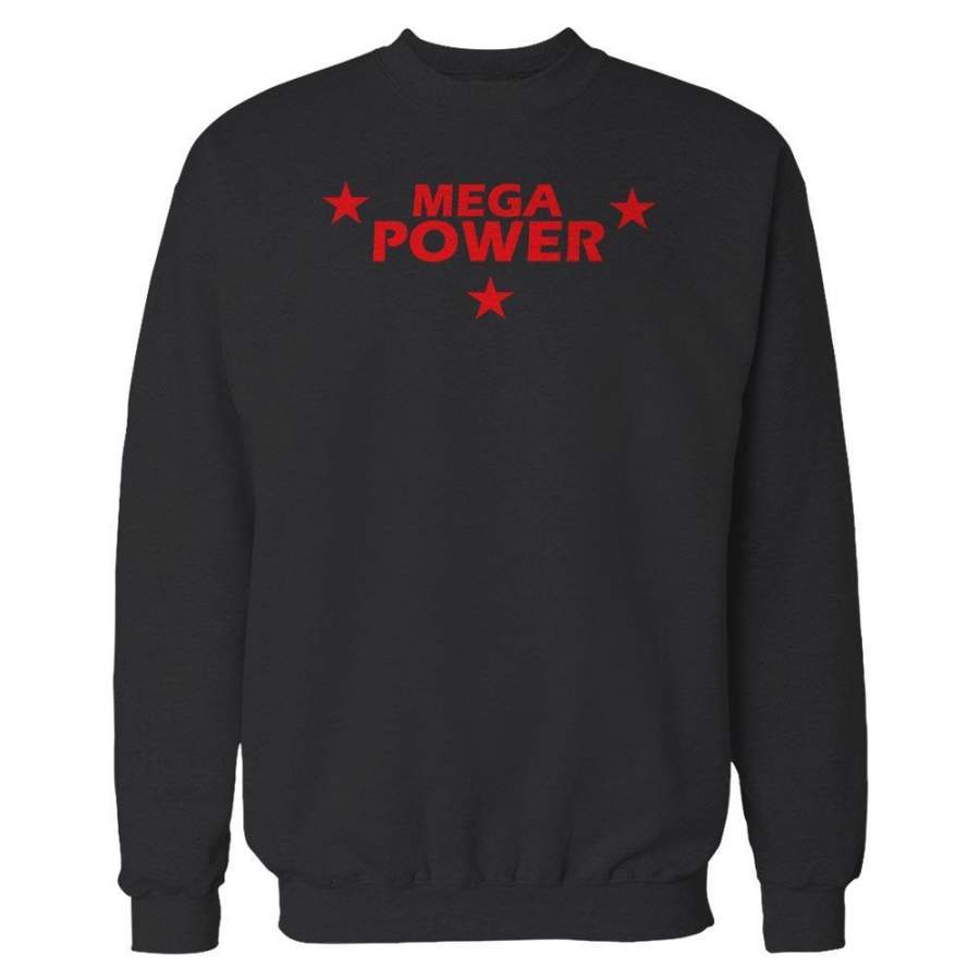 The Mega Powers Macho Man Randy Savage And Hulk Hogan Logo Sweatshirt