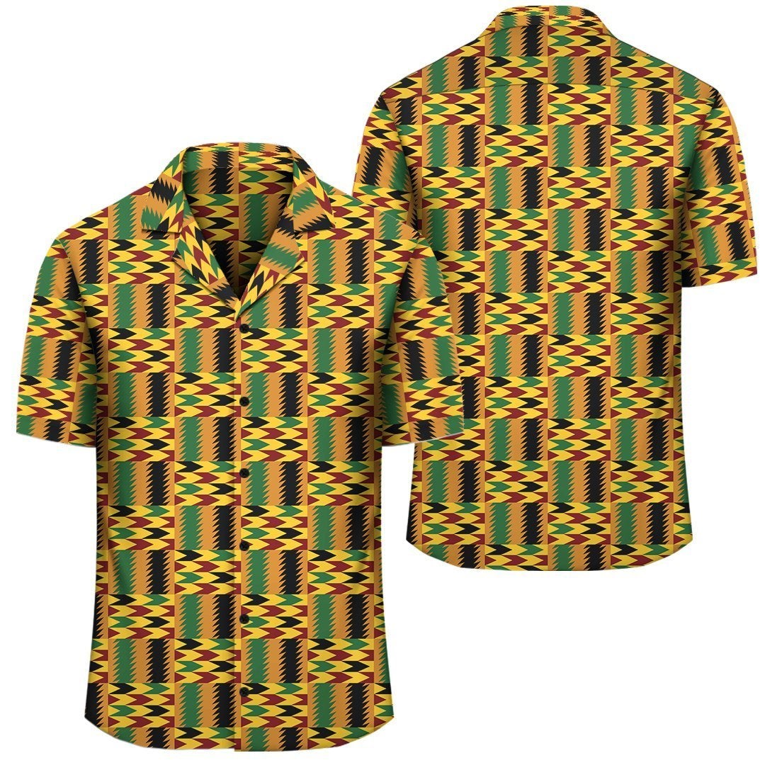 Africa Hawaiian Shirt – Kente Hawaiian Shirt Beautiful Pattern