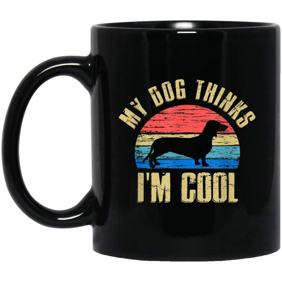 Dachshund Vintage Retro Dog Lover Gifts Ideas Men Women Kids Mug