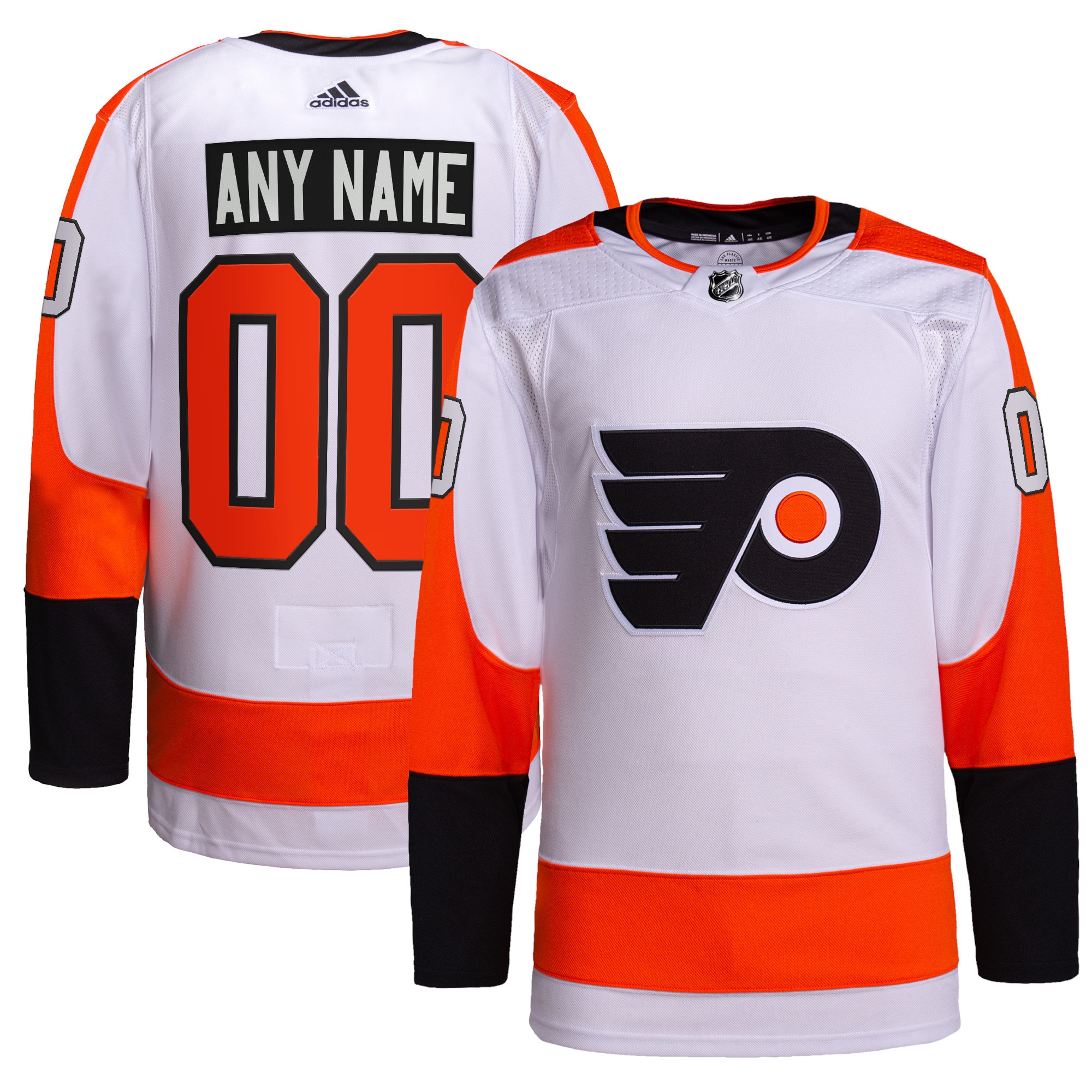 Philadelphia Flyers Away Primegreen Authentic Custom Jersey – White 2