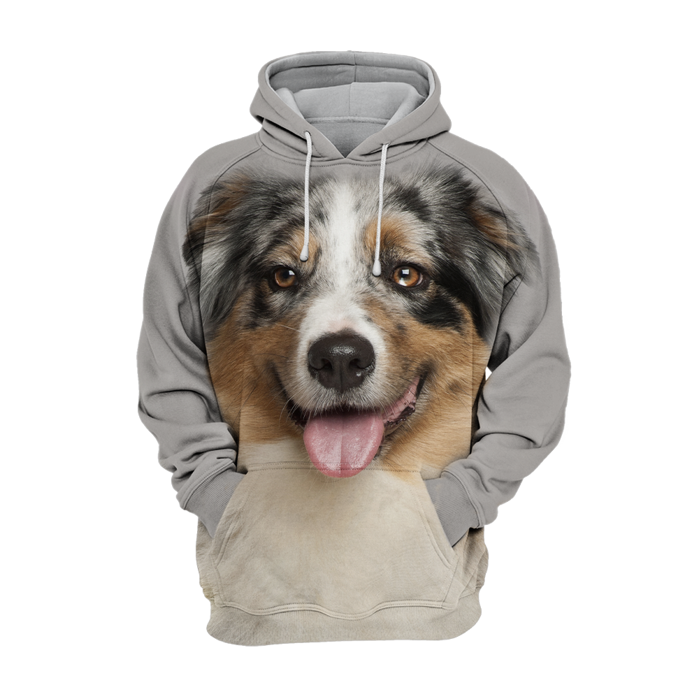 Unisex 3D Graphic Hoodies Animals Dogs Australian Shepherd Cute