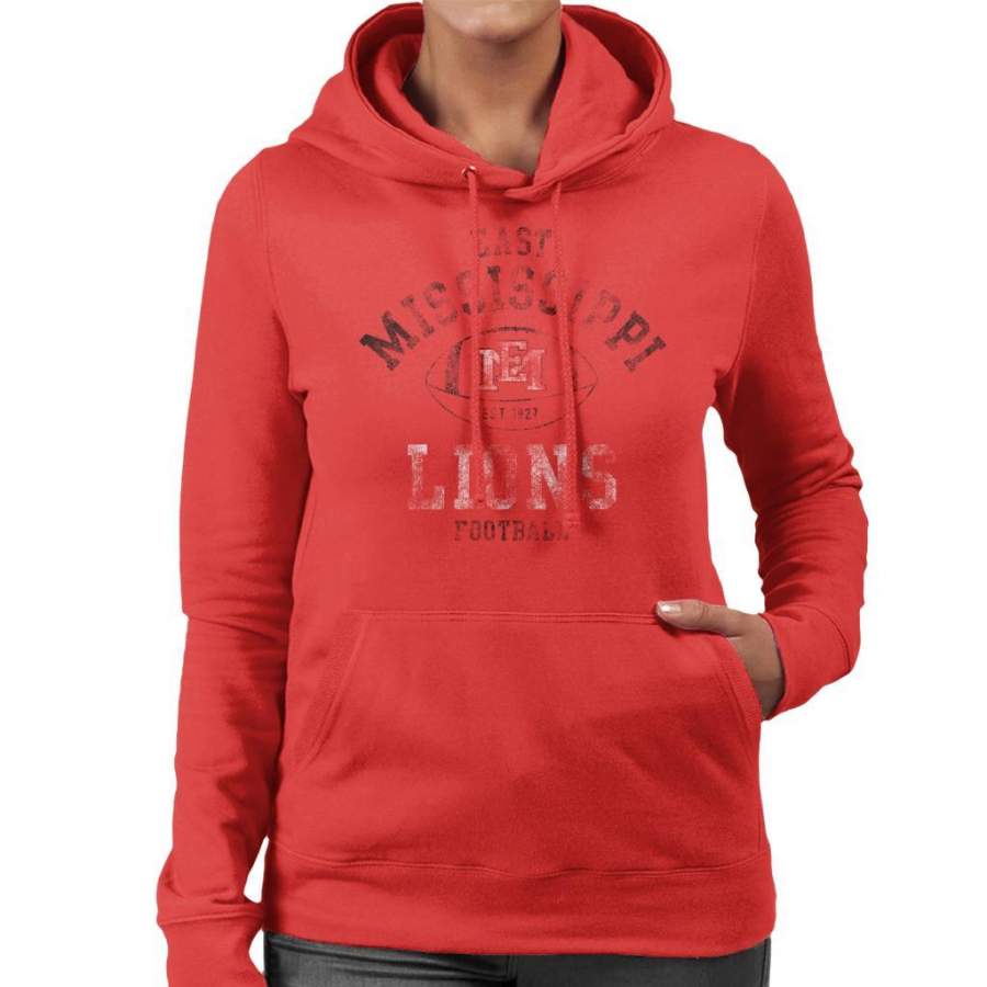 East Mississippi Community College Football Lions Women’s Hooded Sweatshirt