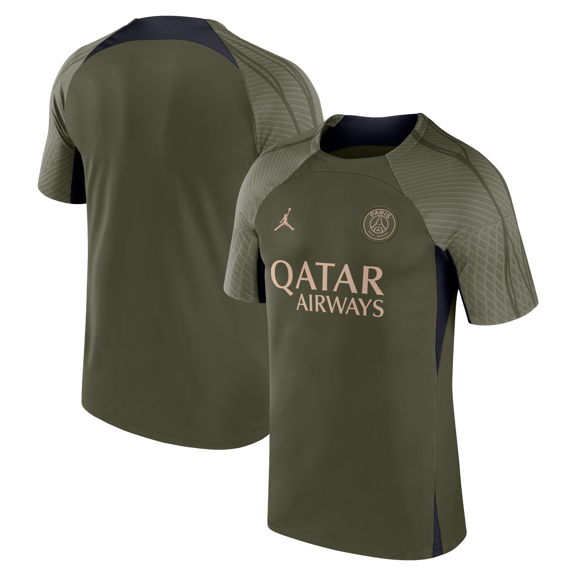 Paris Saint-Germain Jordan Brand 2023/24 Fourth Strike Training Top – Olive