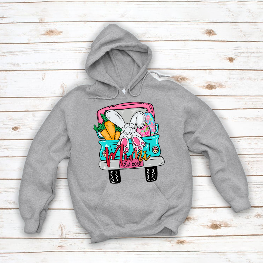 Bunny Truck Mimi Est Hoodie