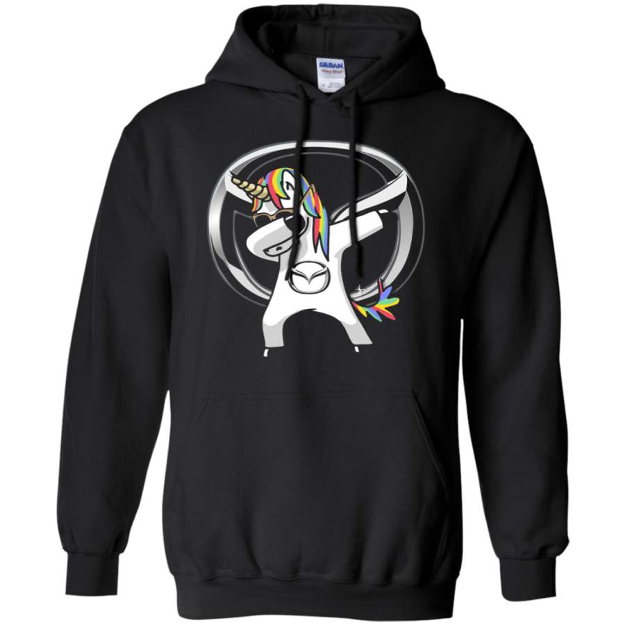 AGR Car – I Flippin’ Love Mazda Dabbing Hip Hop Unicorn Hoodie