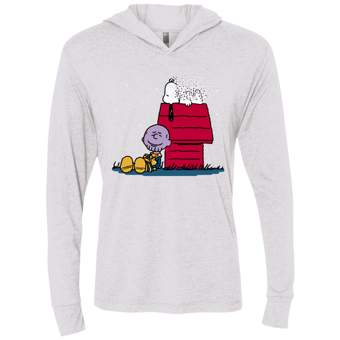 Snapy Triblend Long Sleeve Hoodie Tee