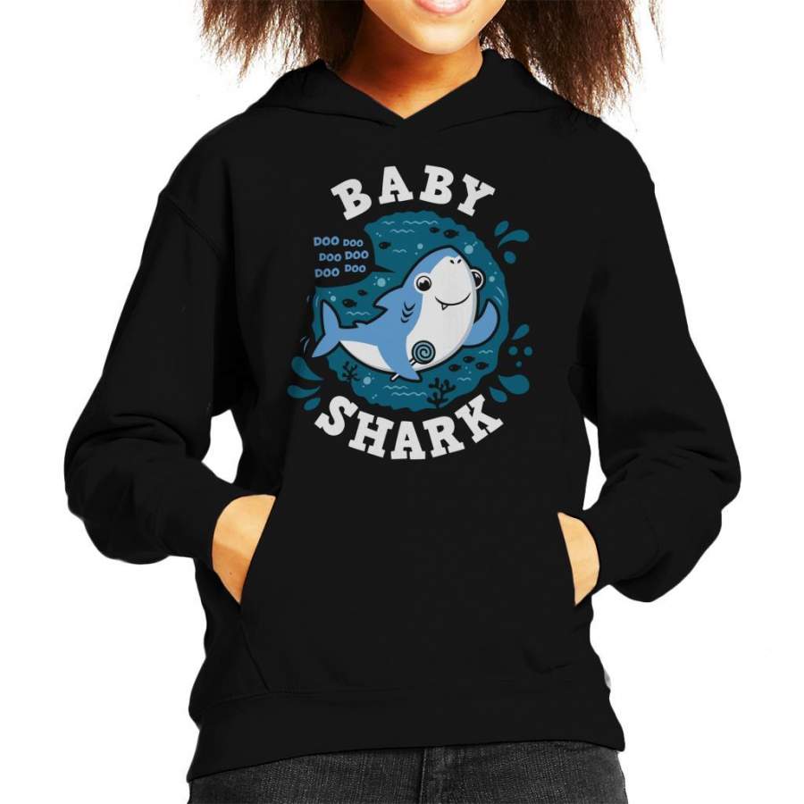 Baby Shark Family Boy Kid’s Hooded Sweatshirt