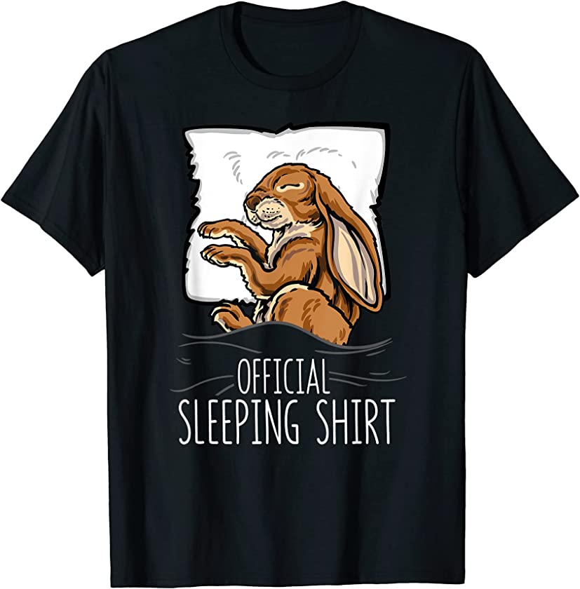 official sleeping Shirt cute Rabbit bunny sleep nightgown T-Shirt